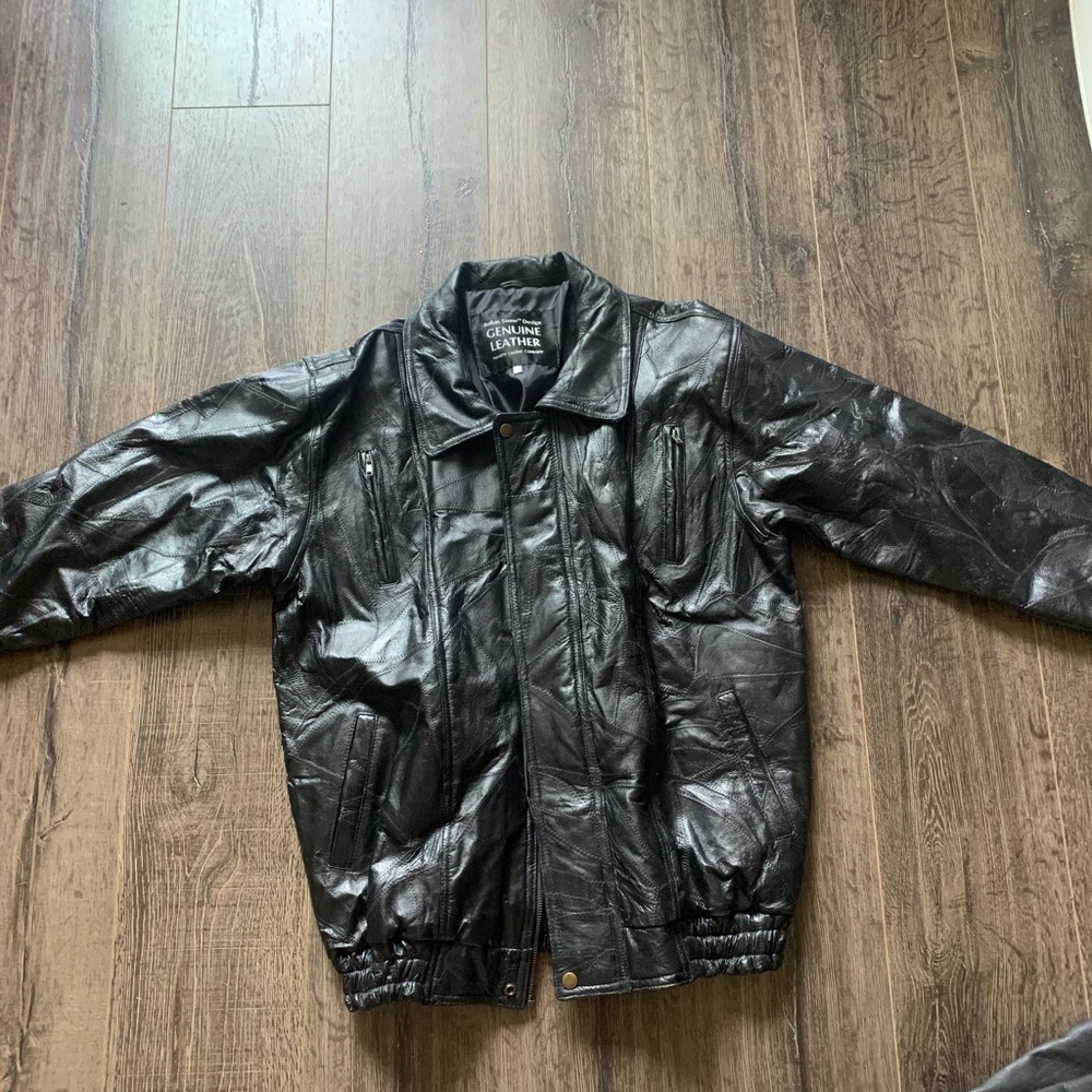 Genuine Italian Stone leather jacket size xxl